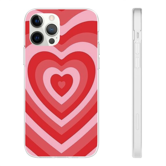 Red Heart Love Iphone Case Aesthetic Iphone Case for 7 8 X 11 | Etsy