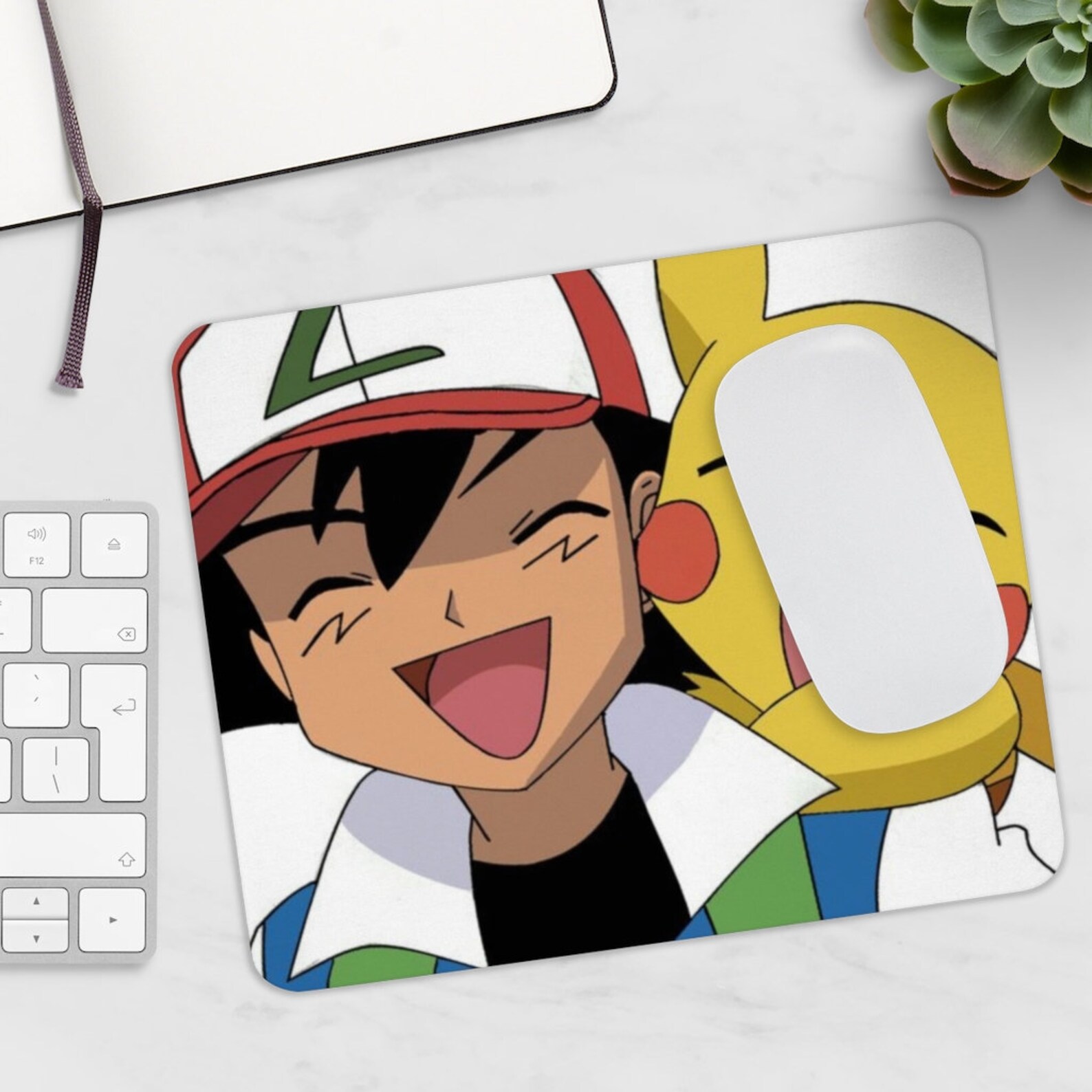 Pokemon Mouse Pad for Kids Ash Pikachu Mouse Pad Desk Etsy