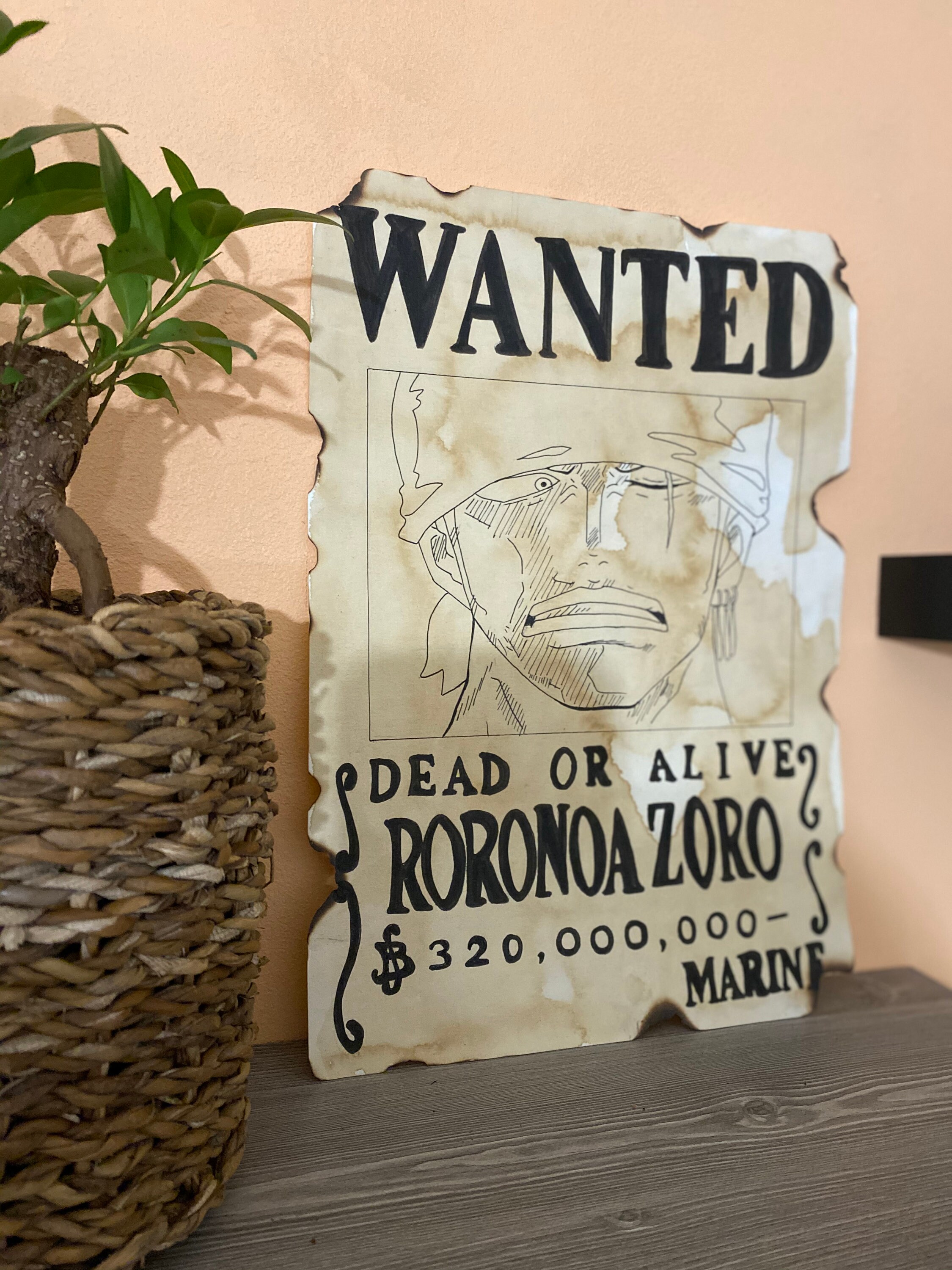 Affiche Wanted Zoro