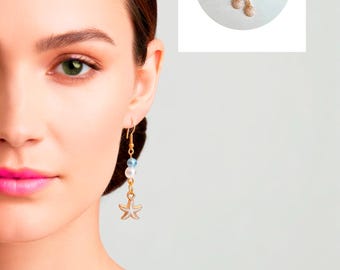 Summer Seashell Earrings: