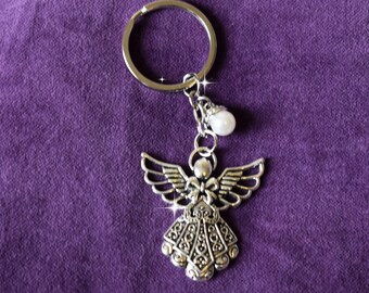 Guardian Angel Key Ring, New Driver Gift, Angel Key Ring, Angel Gift, Key Holder