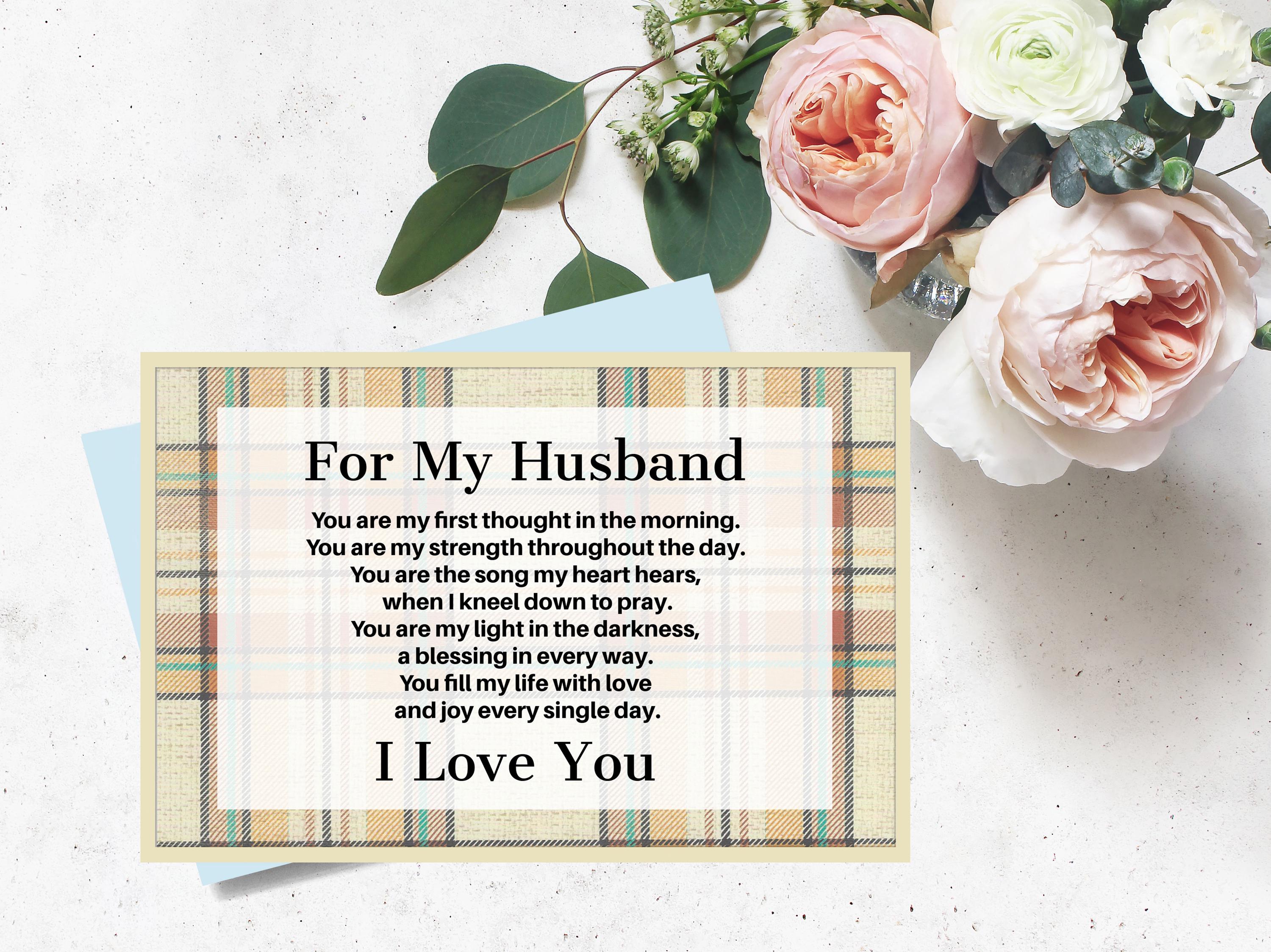 I Love You Card for Husband: Printable Anniversary Card (digital ...