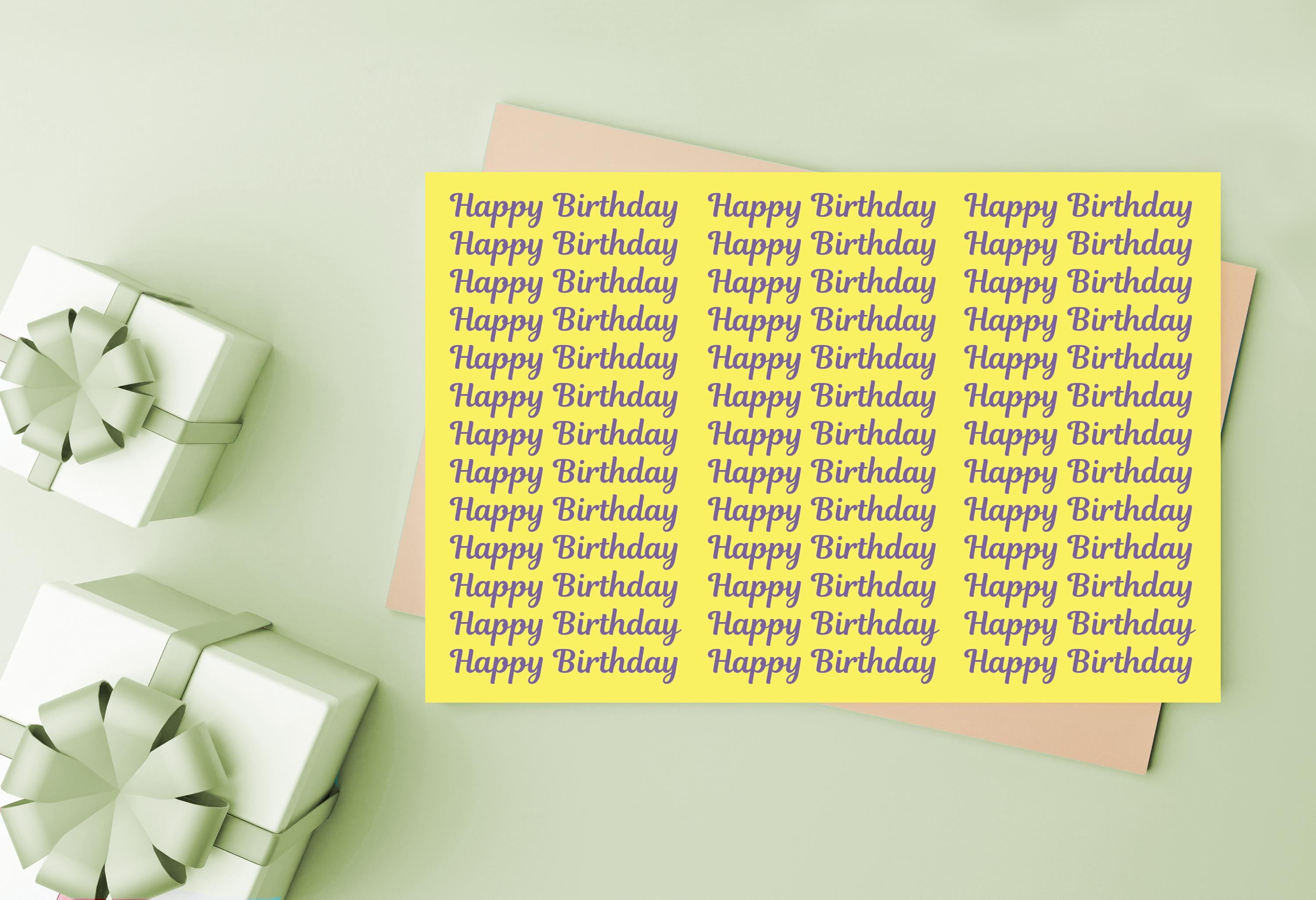 Happy Birthday Printable Card, DIY Printable Birthday Card, Digital ...