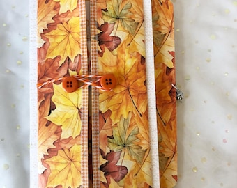 Handmade Autumn Folio: Fall Junk Journal Insert