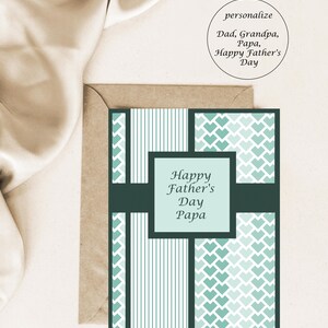Father's Day Card, Printable Father's Day Card, Happy Father's Day Dad,  Father's Day Card for Papa, Father's Day Card for Grandpa, For Dad