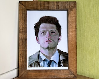 Supernatural Castiel Print - DIN A4 oder A5