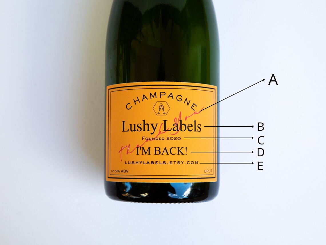 Personalized Veuve Clicquot Inspired Labels Rosé Champagne Etsy Personalized Veuve Clicquot Inspired Labels Rosé Champagne Etsy