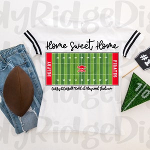 Belfry High School Football Field PNG for Sublimation