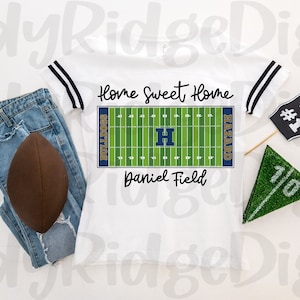 Hazard High School Football Field PNG for Sublimation