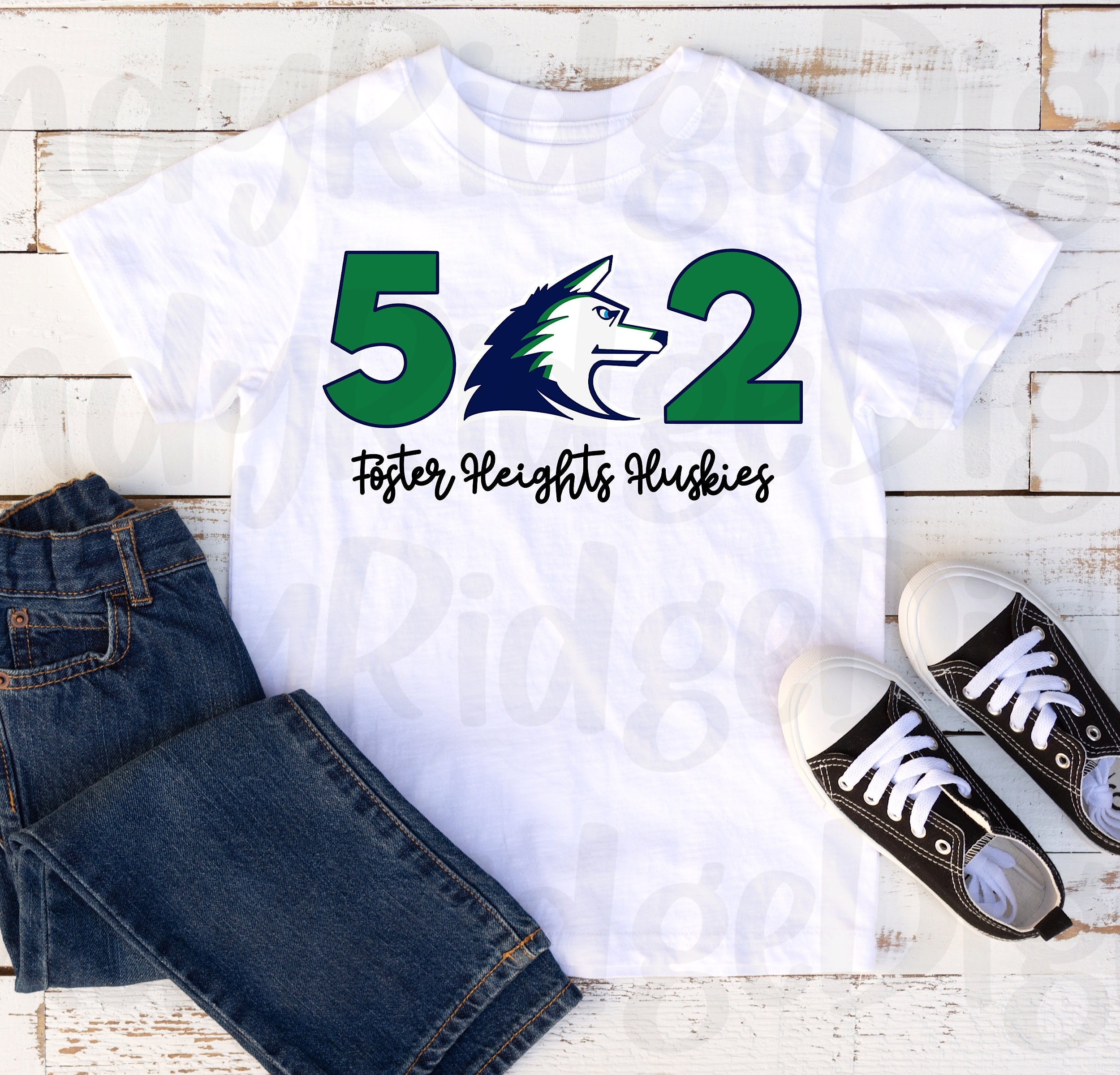 Foster Heights Huskies Area Code 502 PNG File for Sublimation - Etsy