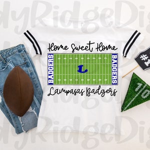 Lampasas High School Football Field PNG Football Field PNG for Sublimation