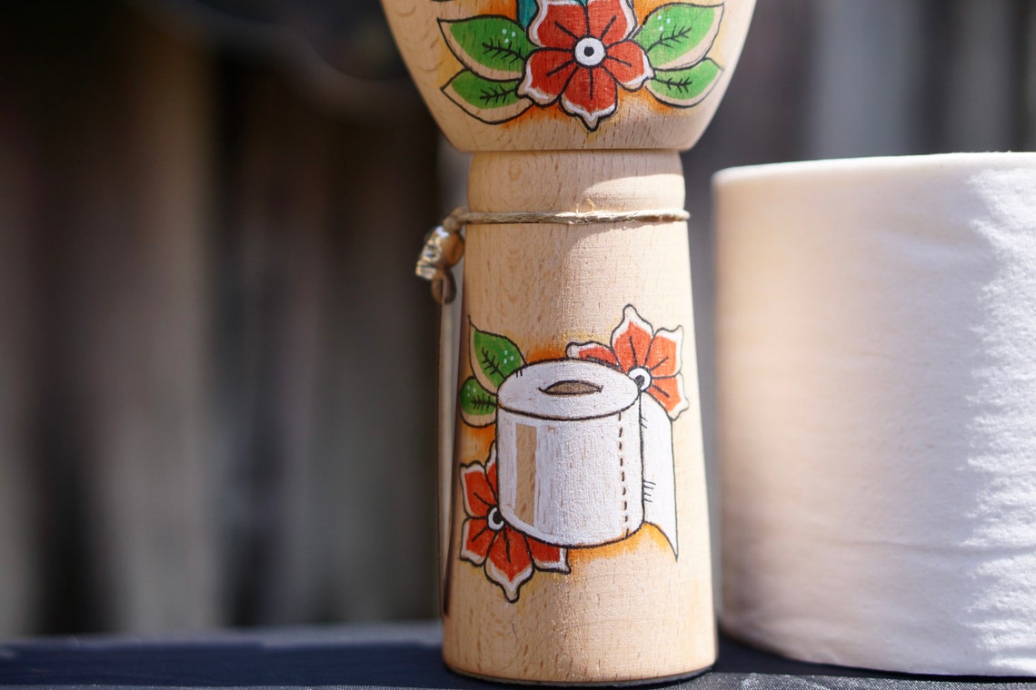 The Great Cornholio Traditional Tattoo Art Wooden Hand Etsy