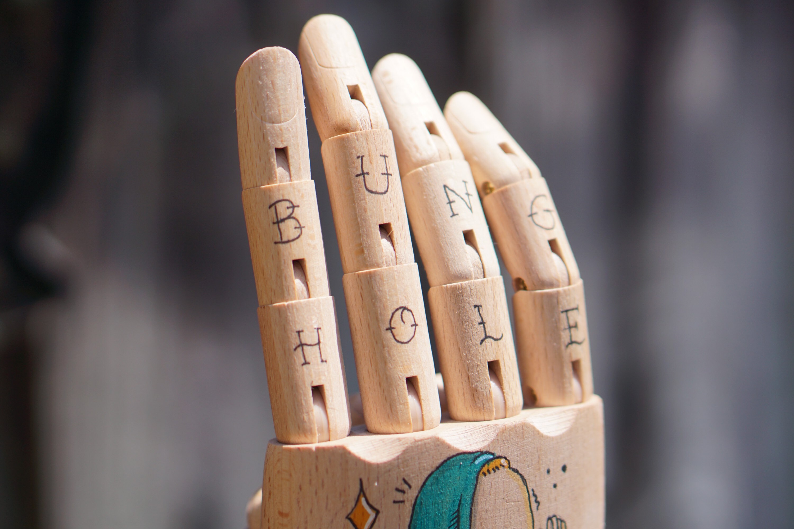 The Great Cornholio Traditional Tattoo Art Wooden Hand Etsy