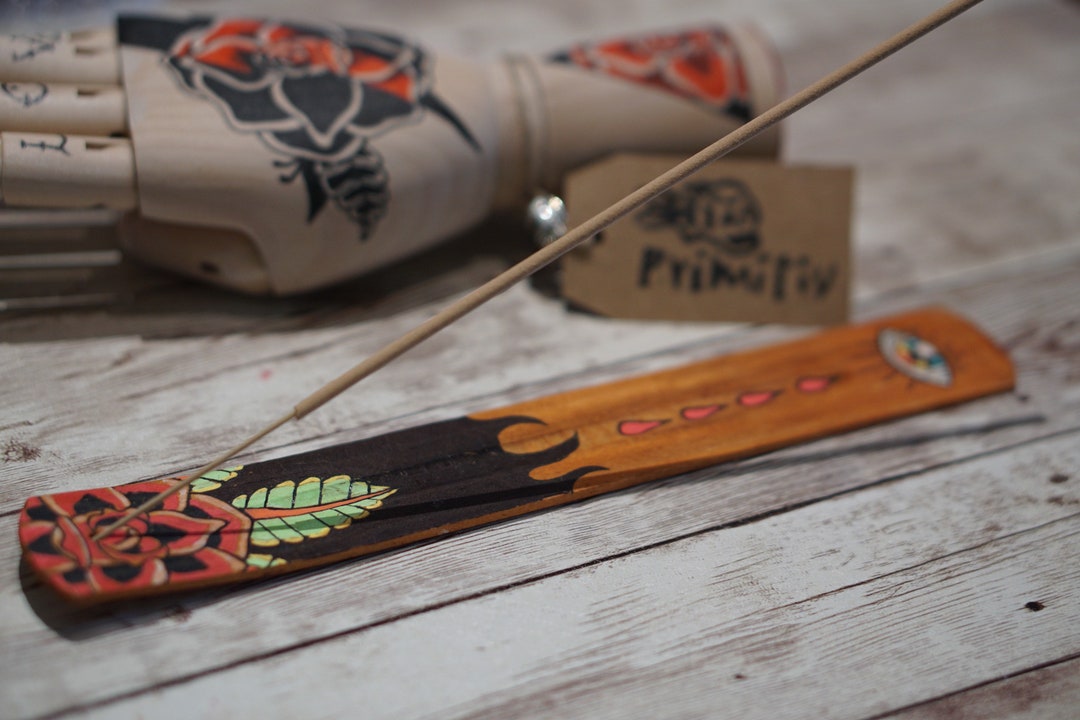 Chill Out Traditional Tattoo Art Incense Holder Etsy