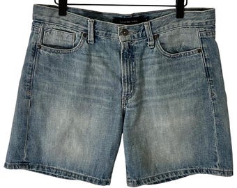 Vintage 90s Y2K Calvin Klein Denim Shorts Size 10 Mid Rise Medium Wash