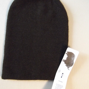 Fine Yak down double layered Unisex slouch/cuffed beanie
