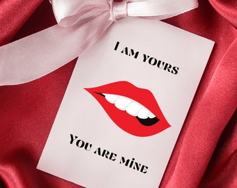 I am Yours & You are Mine | Valentine's Day Scripture Card for Him | Christian Card | Song of Solomon