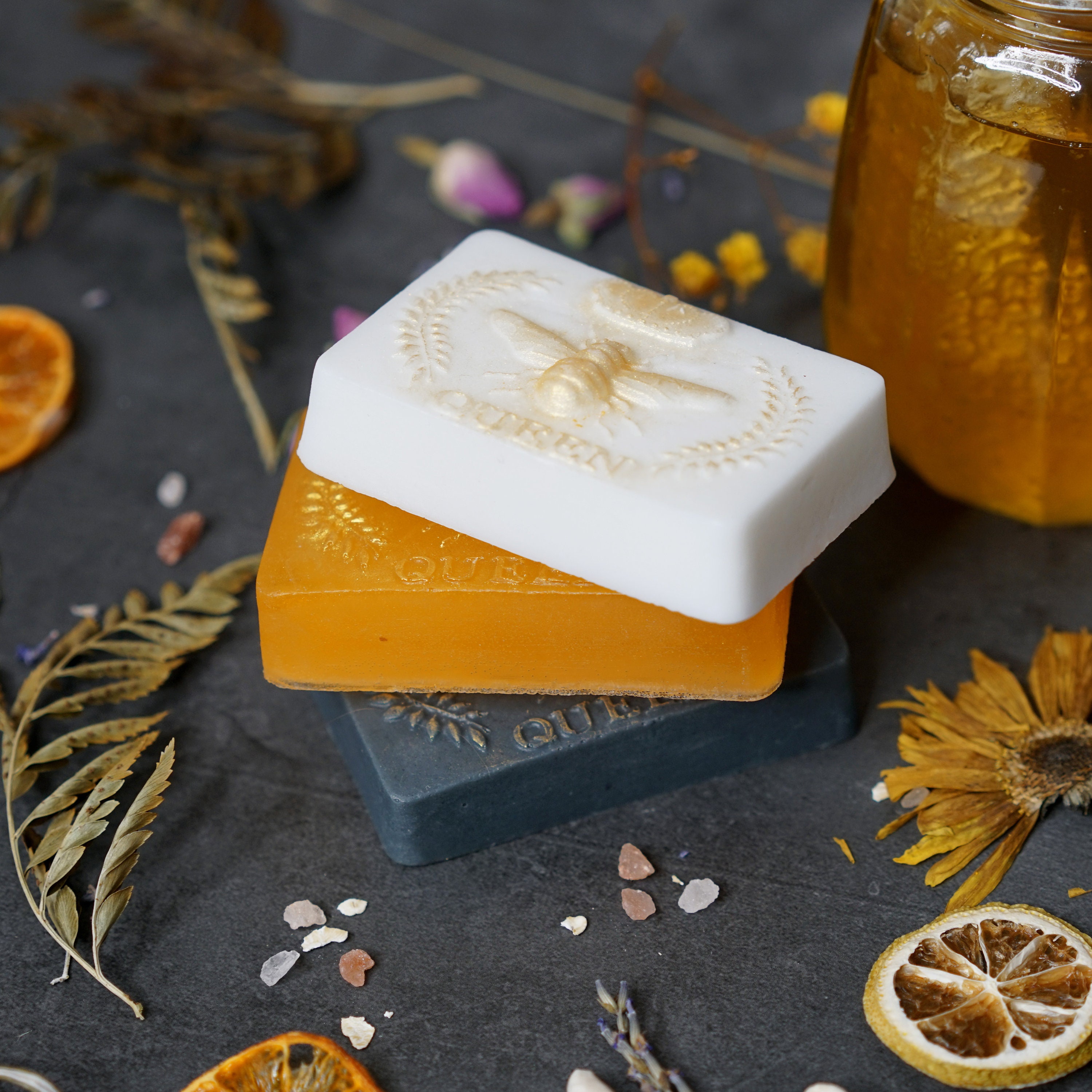 CHARCOAL SOAP Honey Soap Glycerin and Goat Milk Soap Detox Soap Gift