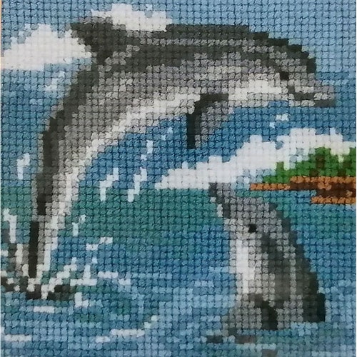 Dolphins Cross Stitch Pattern Etsy