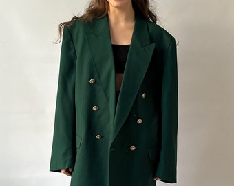 Vintage emerald green  jacket