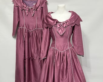 Fionna Herdman Vintage rose pink dress original design style gown prom evening party maxi