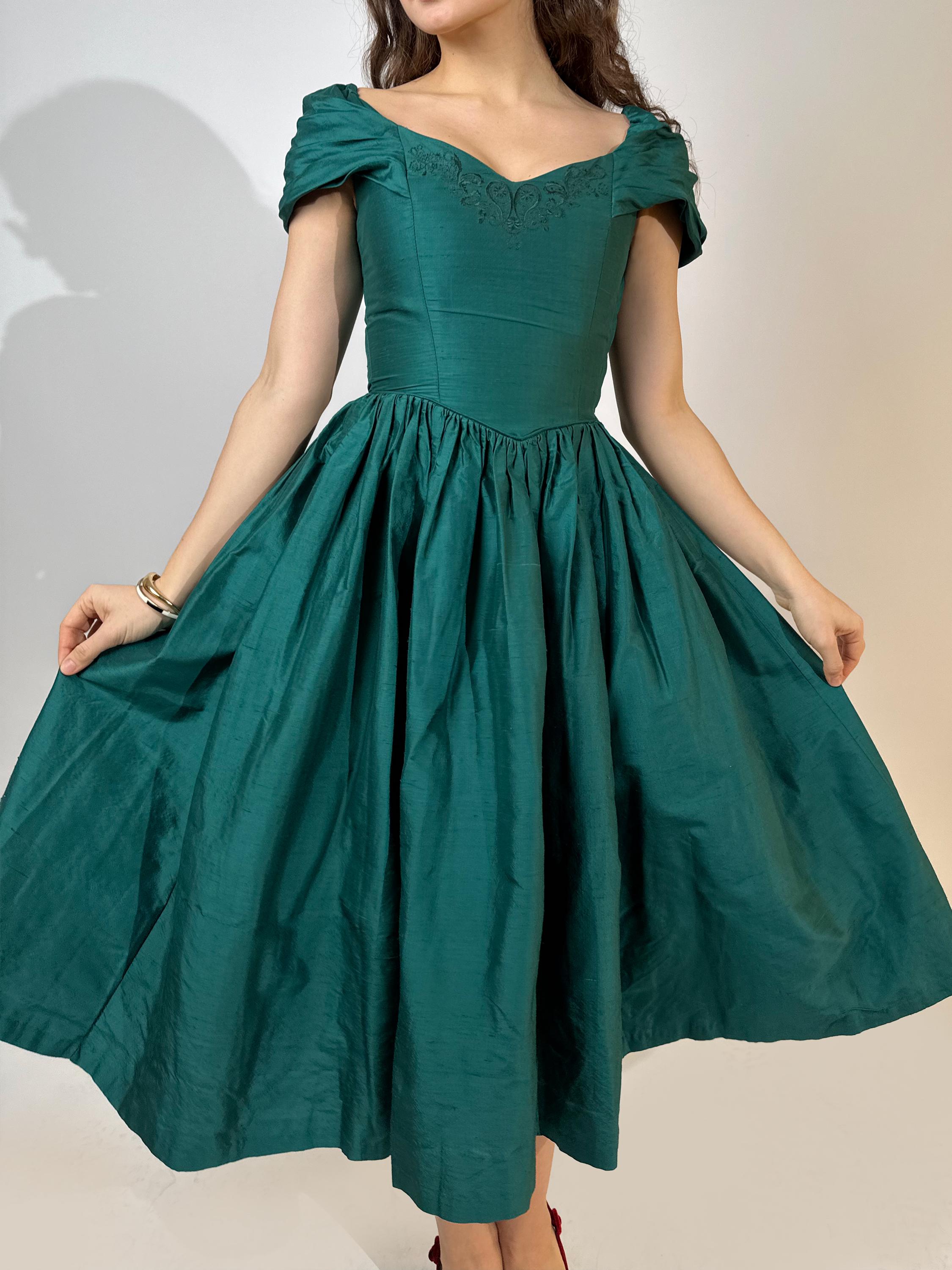 Emerald Green Dress Tea - Etsy