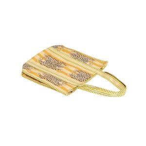 Yellow Tiger Tote Bag, Printed tote bag, Indian hand bag, leaf print totes, Daily use tote bag, Quilted tote bag, Zipper Shopping bag,  bags for women, Gifts for mom, Printed travel bag,  Shoulder Tote Bag, Cotton Quilted Tote, Shopping carry bag, Large tote bag, Hippie tote bag, Bags for women, Patchwork bag, Weekend bag, Beach bag, Tote shoulder bag,  Travel Bag, Gifts for Girlfriend,  Reversible Carry Bag, yoga shopping beach, Vintage Shoulder Bag, block print tote bag, Laptop  bag