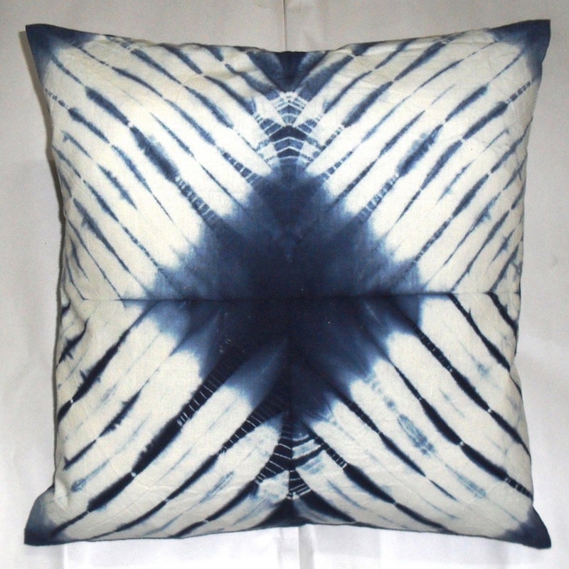 Purple - Cotton Hand Batik Cushion Cover (18 x 18 in) 17