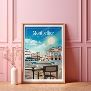 Illustration, Poster, Dekoration Montpellier La Comédie
