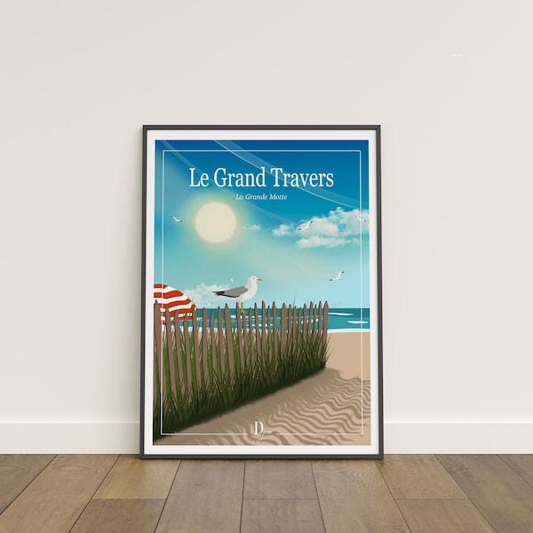 POSTER Le Grand Travers - La Grande Motte