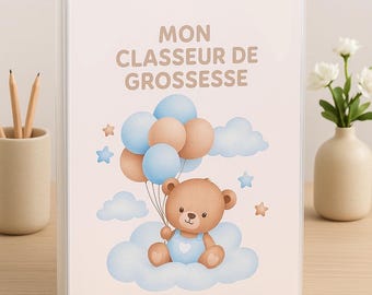 Printable Pregnancy Tracker Binder – 14 Pastel PDF Pages | Maternity Organization | Birth Plan & Maternity Bag