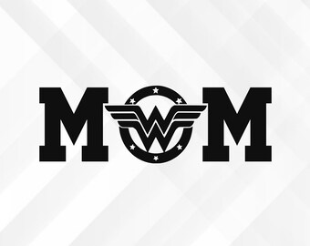 Download Wonder Woman Mom Etsy