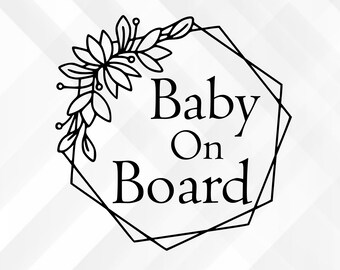 Download Baby On Board Svg Etsy