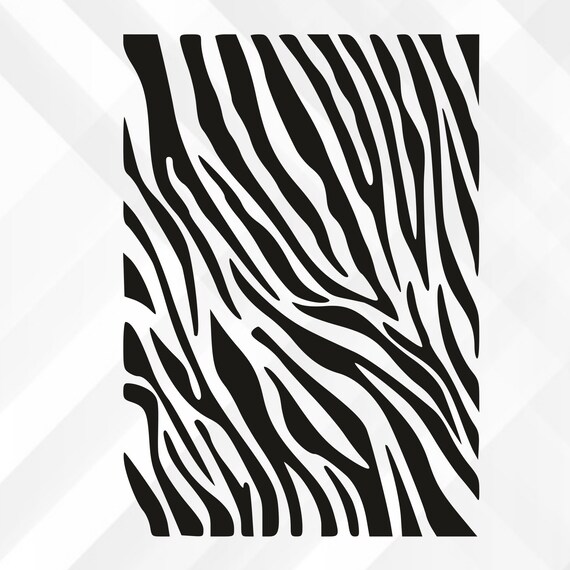 Zebra Print Svg Zebra Pattern Svg Cricut Cut File Download Etsy