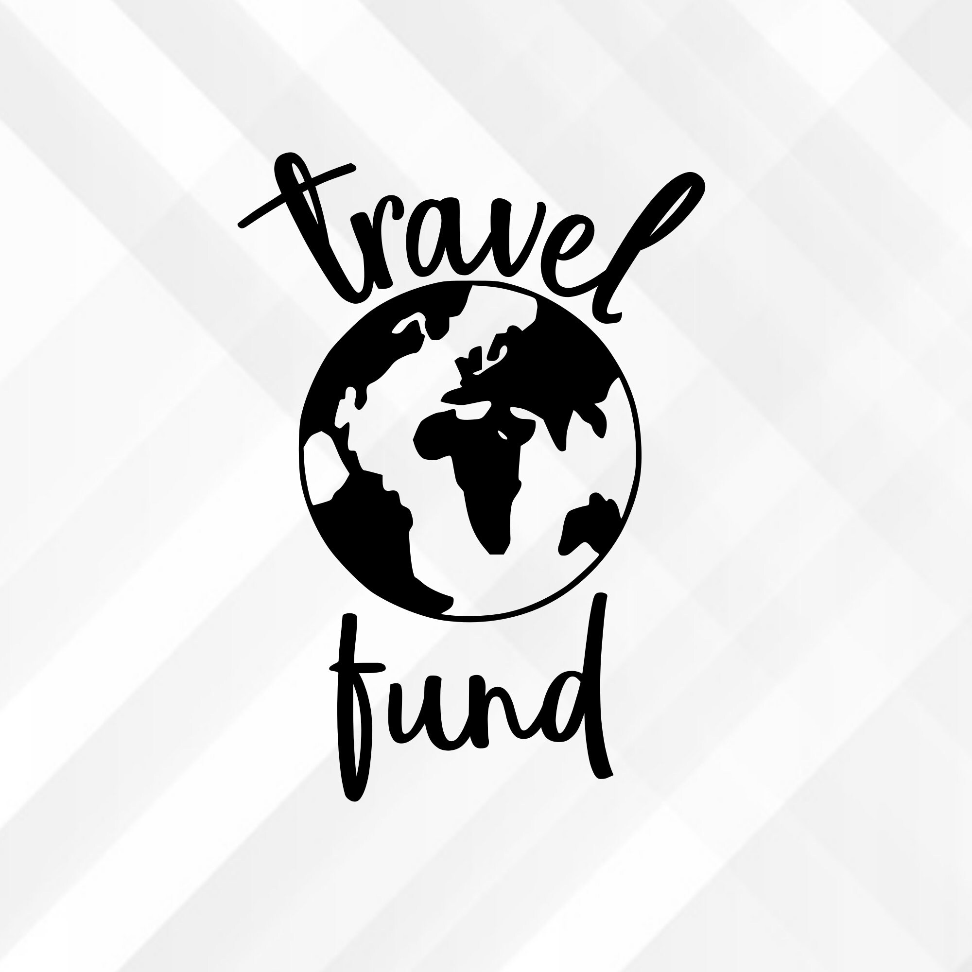 Travel fund svg Piggy bank svg Vacation fund svg travel | Etsy