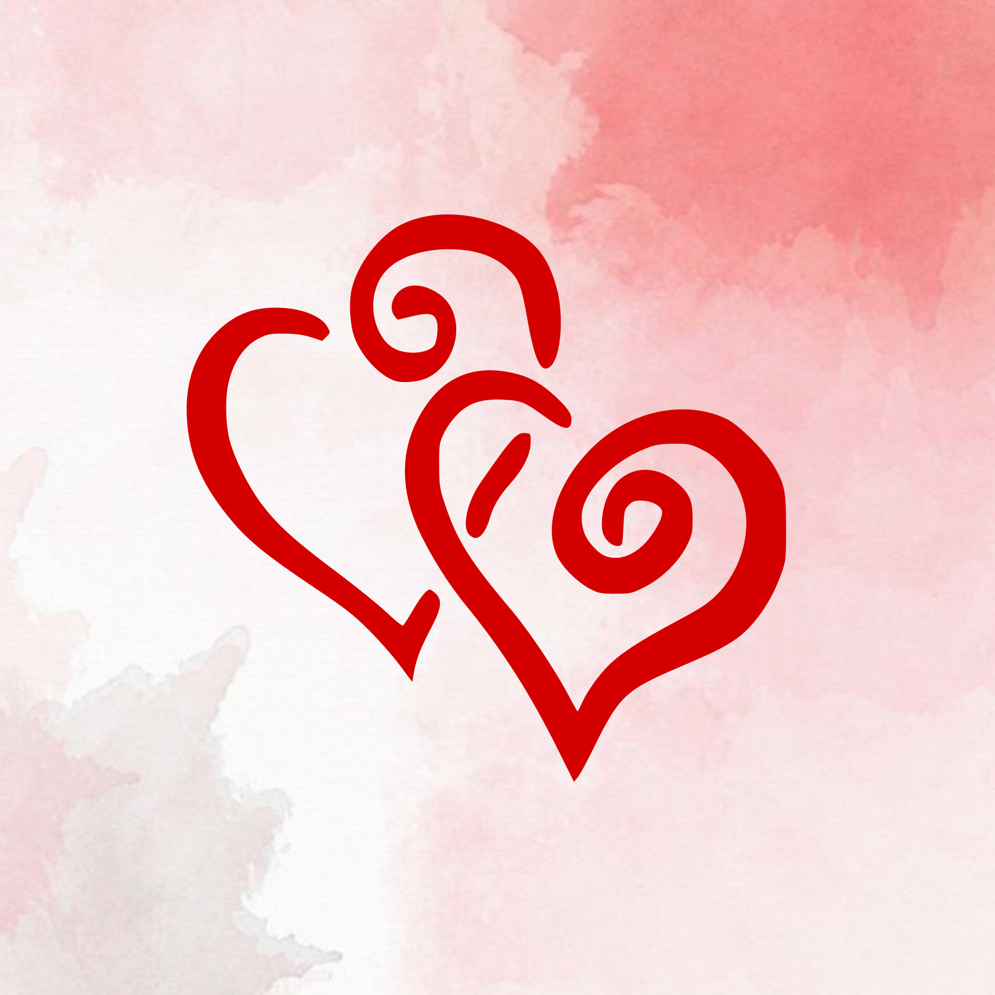 Double Heart SVG Valentine's Day SVG Love SVG Cricut | Etsy