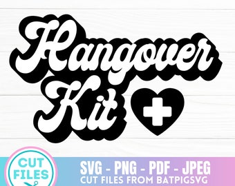 Hangover Kit SVG Hangover SVG Hangover Kit Bridal Party ...