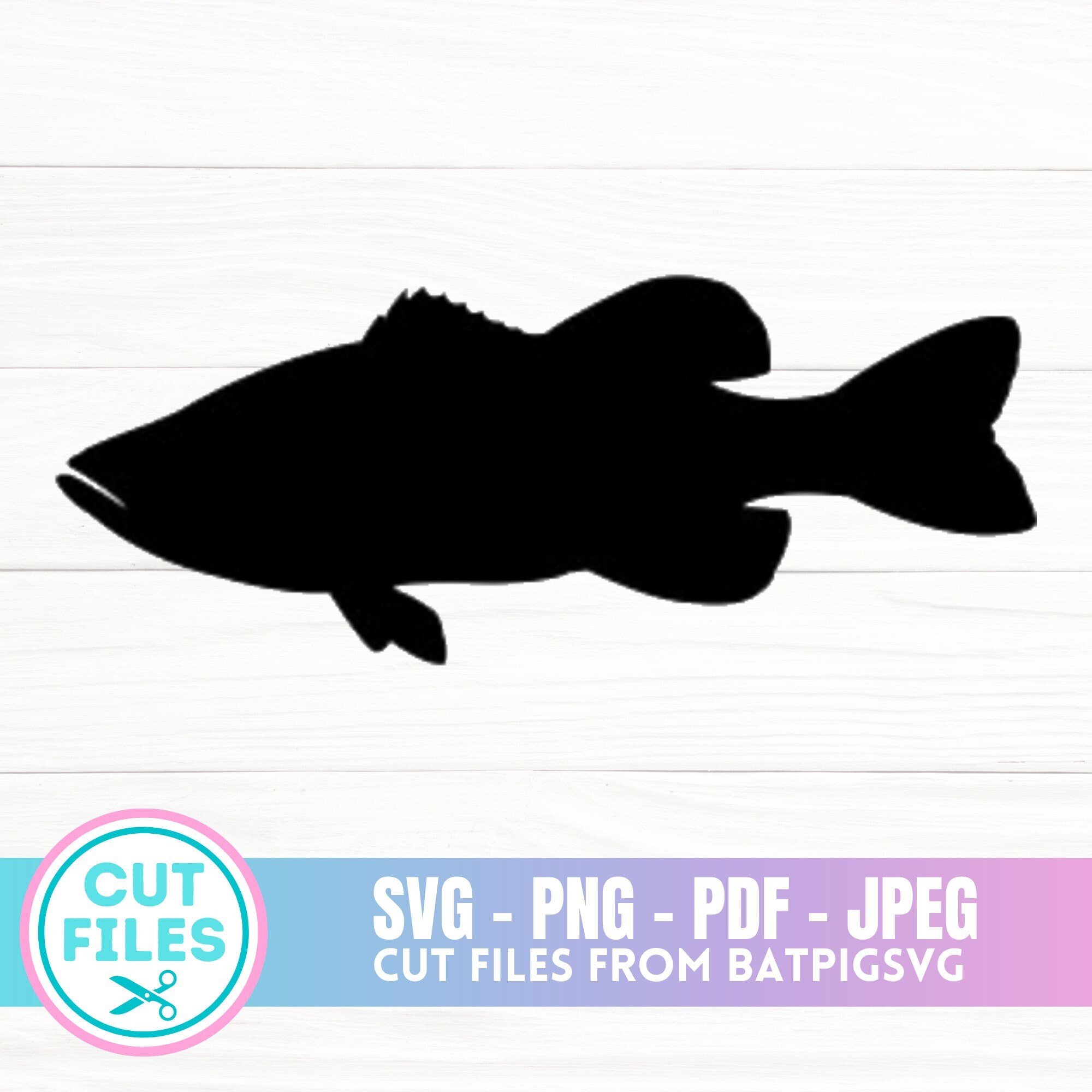 Bass SVG Bass Fish SVG Fishing Svg Going Fishing Fish | Etsy