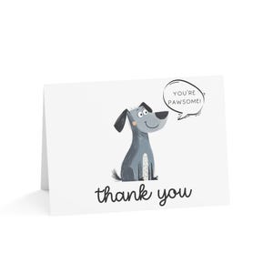 Tarjeta de agradecimiento por tu perro tan maravilloso