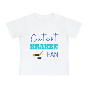 Éventail Kraken le plus mignon - T-shirt en jersey de coton pour bébé