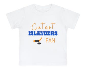 Camiseta de algodón para bebé de la fanática más linda de los Islanders