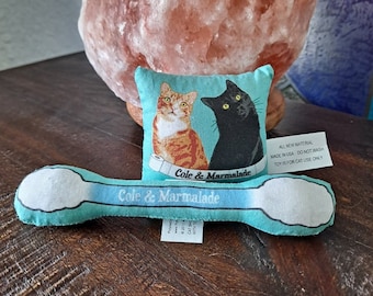 Official COLE & MARMALADE TOYS! Custom Catnip Stuffed Toys Apurroved By The Dynamic Duo themselves!