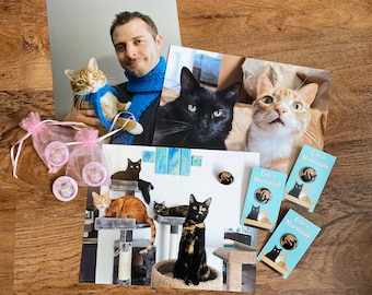 CUSTOMIZED SIGNED 8" x 10" CaM / Cat Man Chris PHOTOS!!! 3 Styles To Choose From - Purrsonalize With A Handwritten Note!