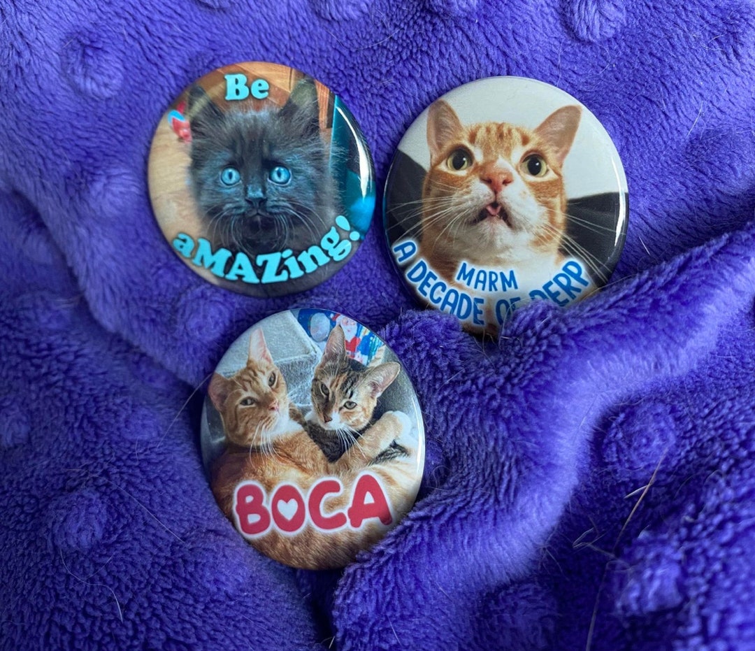 3 NEW Designs BUTTON ~ 