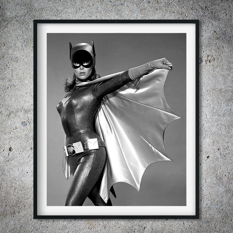 Batgirl Actress Yvonne Craig Print, Vintage Publicity Photo Wall Art