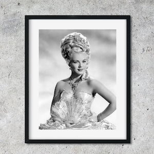 Vintage Photo, Beautiful Blonde Actress June Haver as Madame DuBarry Publicity Photo Wall Art, Glamour Hollywood Print