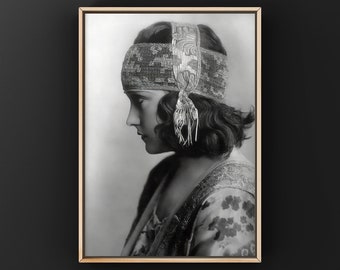 Gloria Swanson Vintage Actress Publicity Photo Wall Art, Don't Change Your Husband Glamour Hollywood Print