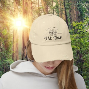 Mushroom Fae Trap Inspired Unisex Hat - Vintage Look