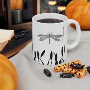 Bog Witch Mug | Witchy Coffee Mug | Nature Witch Gift | Goblincore Cottagecore Ceramic Cup | 11oz Witch Mug image 7