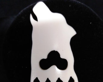 wolf toe bone necklace